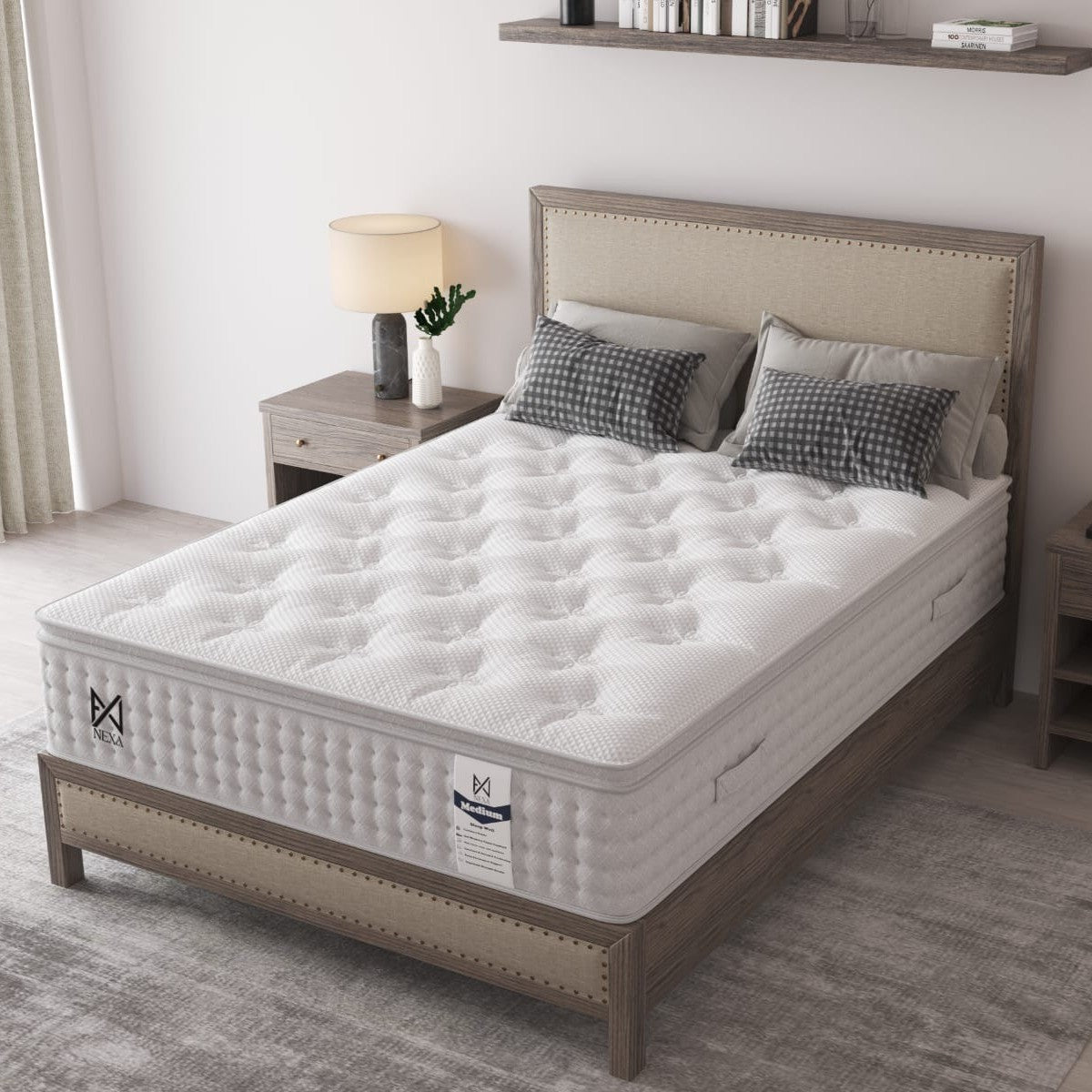 Nexa Hybrid Deluxe Roll Up Mattress - Medium
