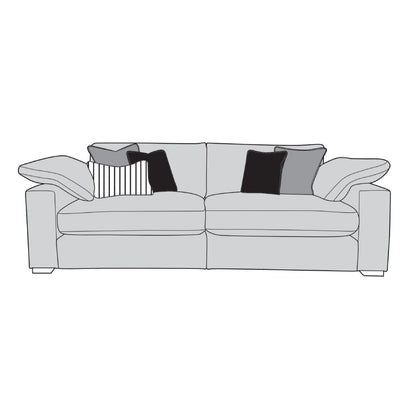Benz Sofa - 4 Seater Modular