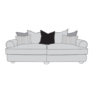 Viscount Sofa - 4 Seater (Pillow Back)