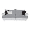Viscount Mix Sofa - 4 Seater (Standard Back)