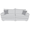 Horatio Sofa - 4 Seater Modular (Standard Back)