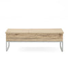 Lift-Top Laptop Coffee Table - Oak Effect