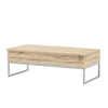 Lift-Top Laptop Coffee Table - Oak Effect