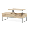 Lift-Top Laptop Coffee Table - Oak Effect