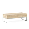 Lift-Top Laptop Coffee Table - Oak Effect