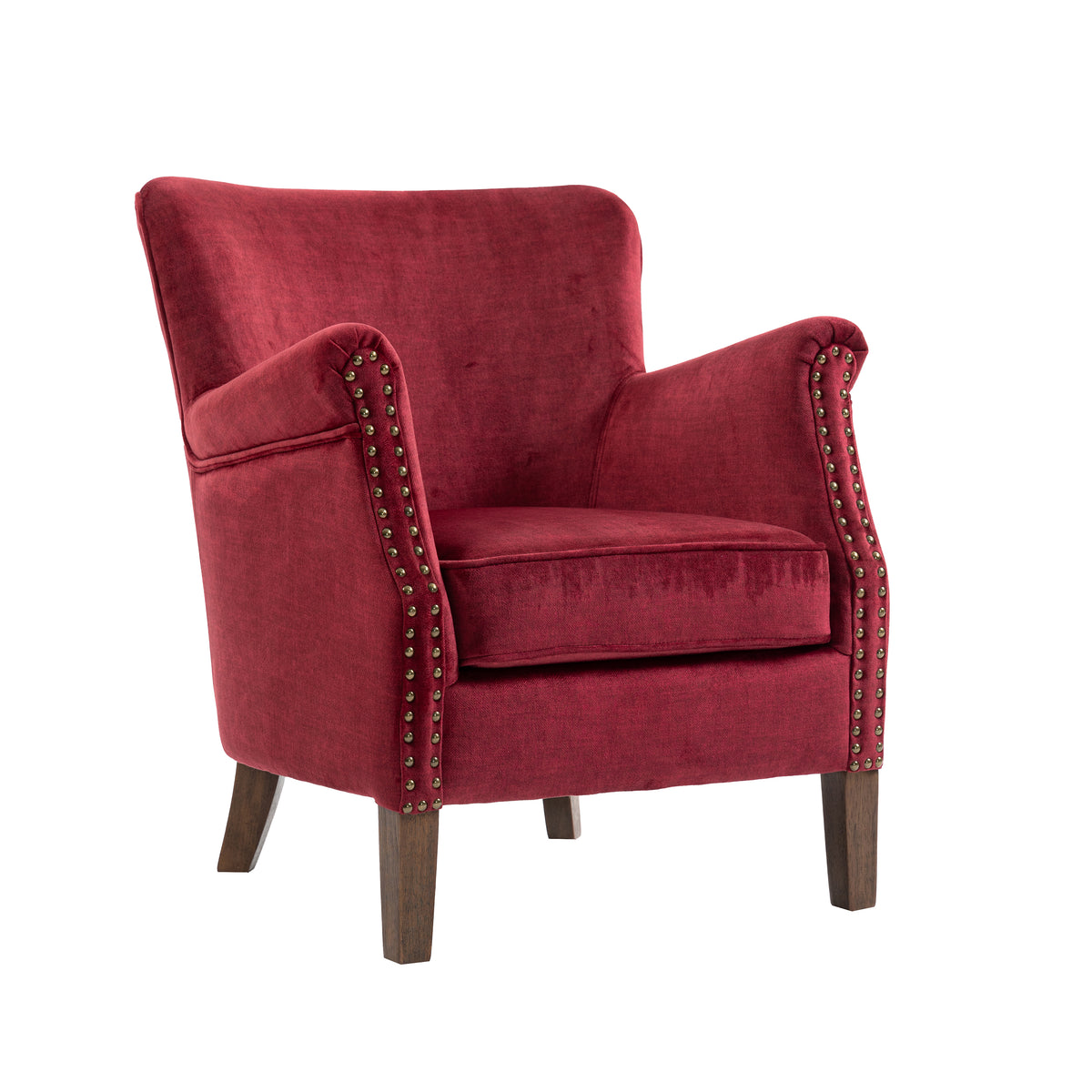 Harlow Accent Arm Chair - Bordeaux