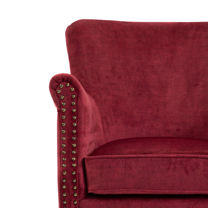Harlow Accent Arm Chair - Bordeaux