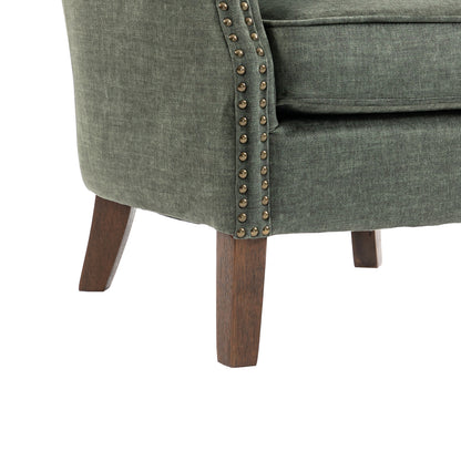 Harlow Accent Arm Chair - Winter Moss