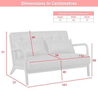 Juniper Small Sofa - Brown