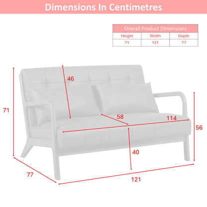 Juniper Small Sofa - Brown