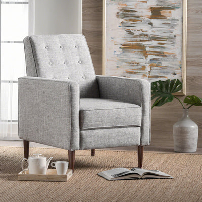 Reclining Accent Chair - Light Grey