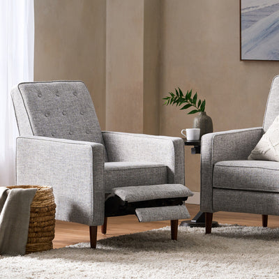 Reclining Accent Chair - Light Grey