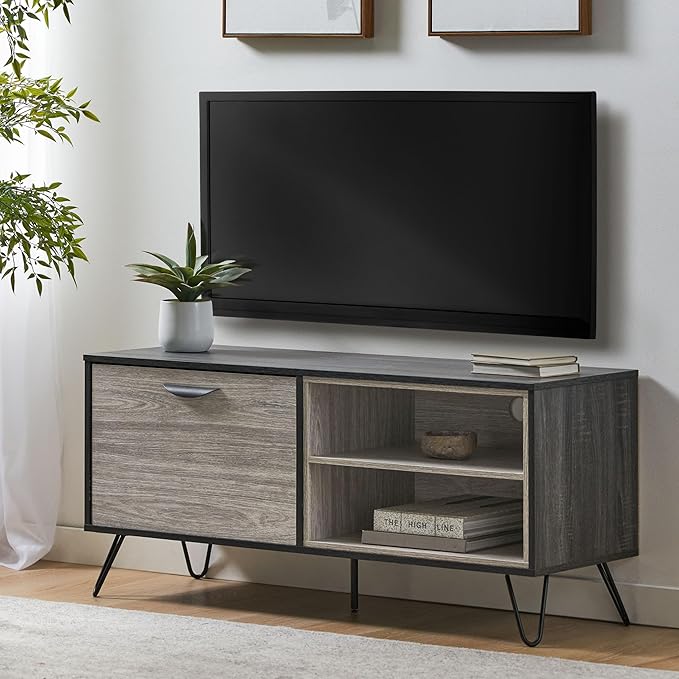 Grey Oak Effect TV Unit - Small