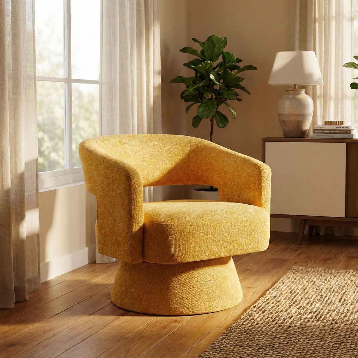 Orla Accent Chair - Ochre