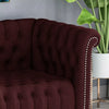 Chesterfield Sofa - Wine