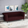 Chesterfield Sofa - Wine