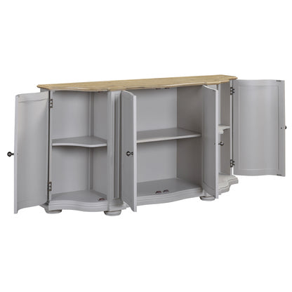 Toulouse Curved Sideboard - 4 Door