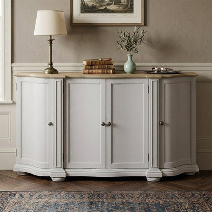 Toulouse Curved Sideboard - 4 Door