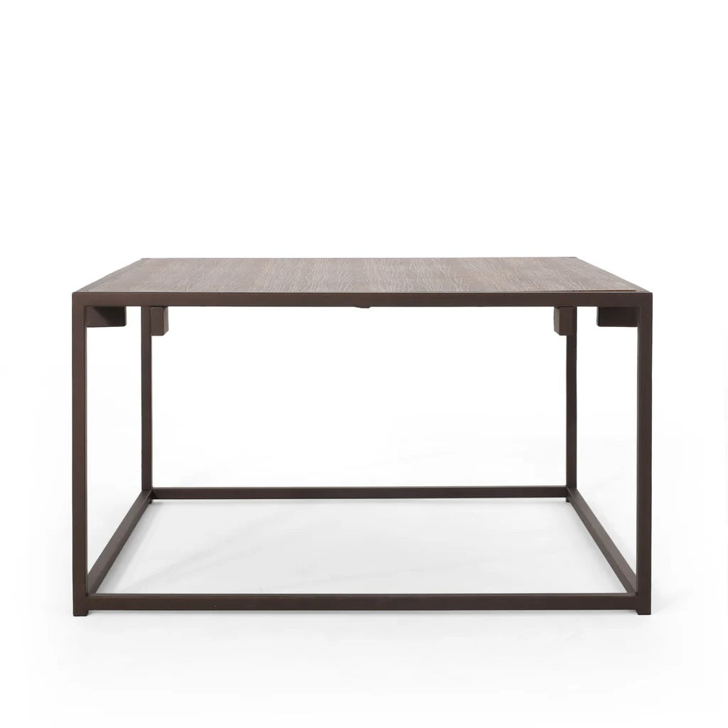 Grey Oak Effect Square Coffee Table