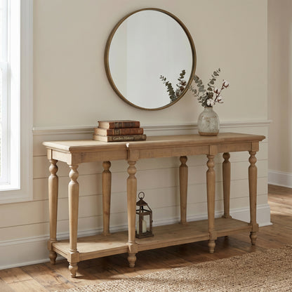 Chateau Rustic Pine Console Table - Large