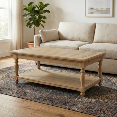 Chateau Rustic Pine Coffee Table