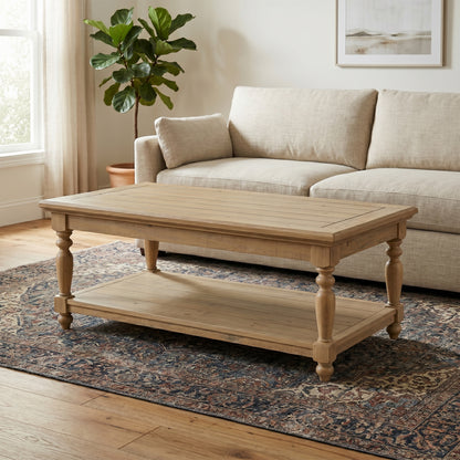 Chateau Rustic Pine Coffee Table