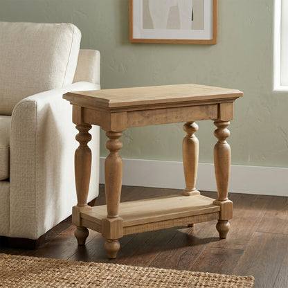 Chateau Rustic Pine Side Table