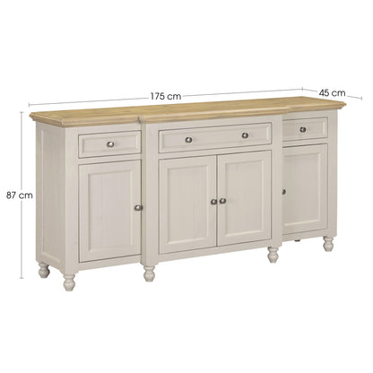 Chateau Painted Sideboard - 4 Door 3 Drawer