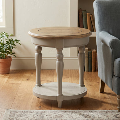 Chateau Painted Side Table - Round