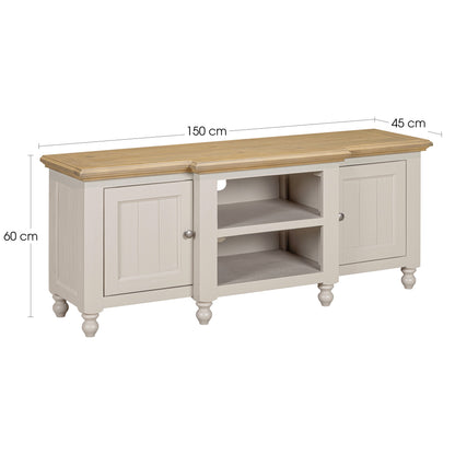 Chateau Painted Large TV Unit - 2 Door