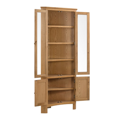 Kilkenny Oak Corner Display Unit