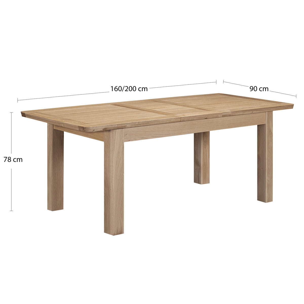 Treviso 160-200cm Extending Dining Table