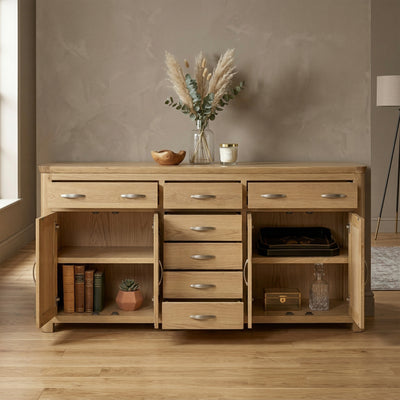 Treviso Oak Grand Sideboard