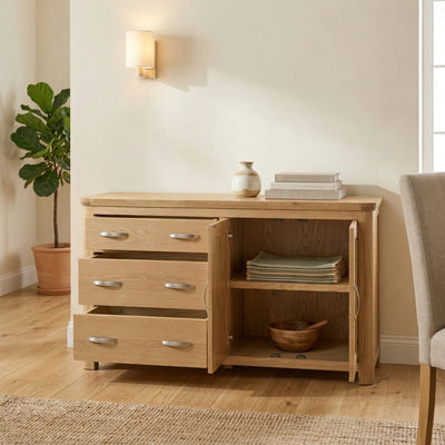 Treviso Oak Large Sideboard