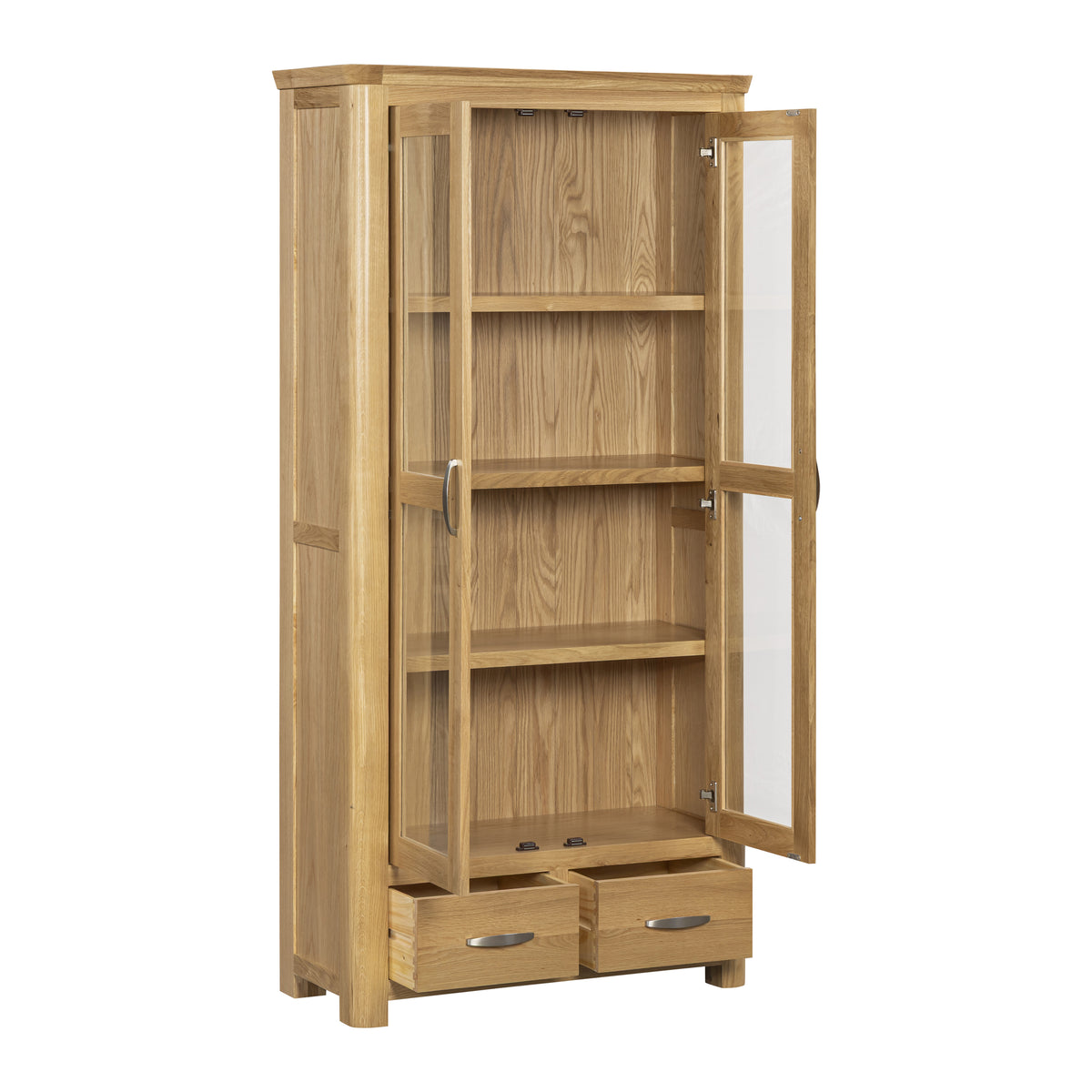 Treviso Oak Display Cabinet