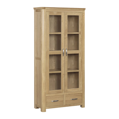 Treviso Oak Display Cabinet