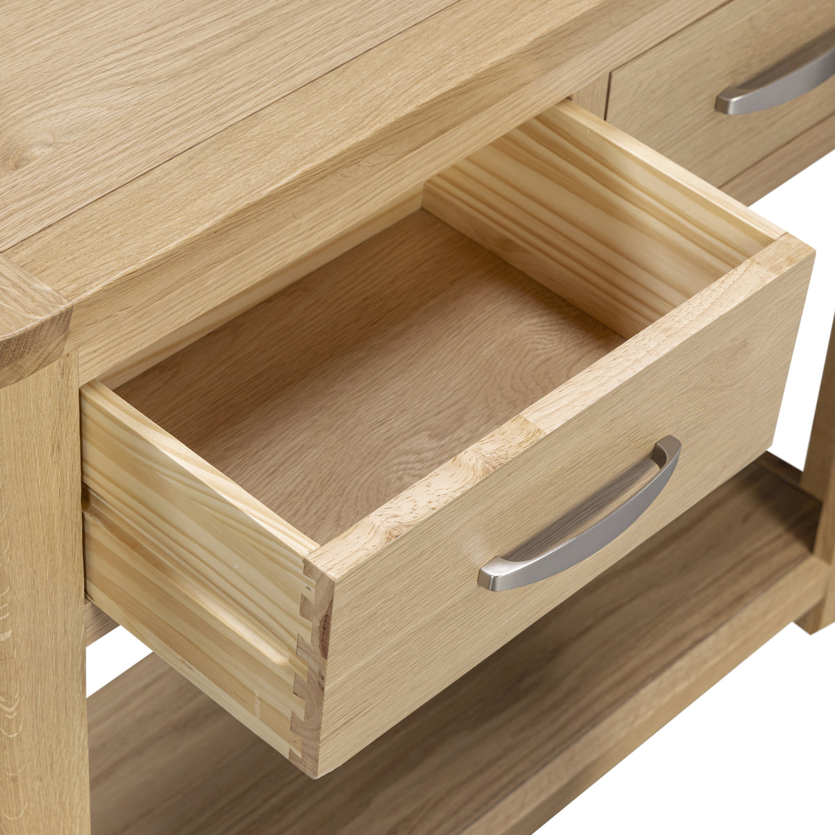Treviso Oak Large Console Table