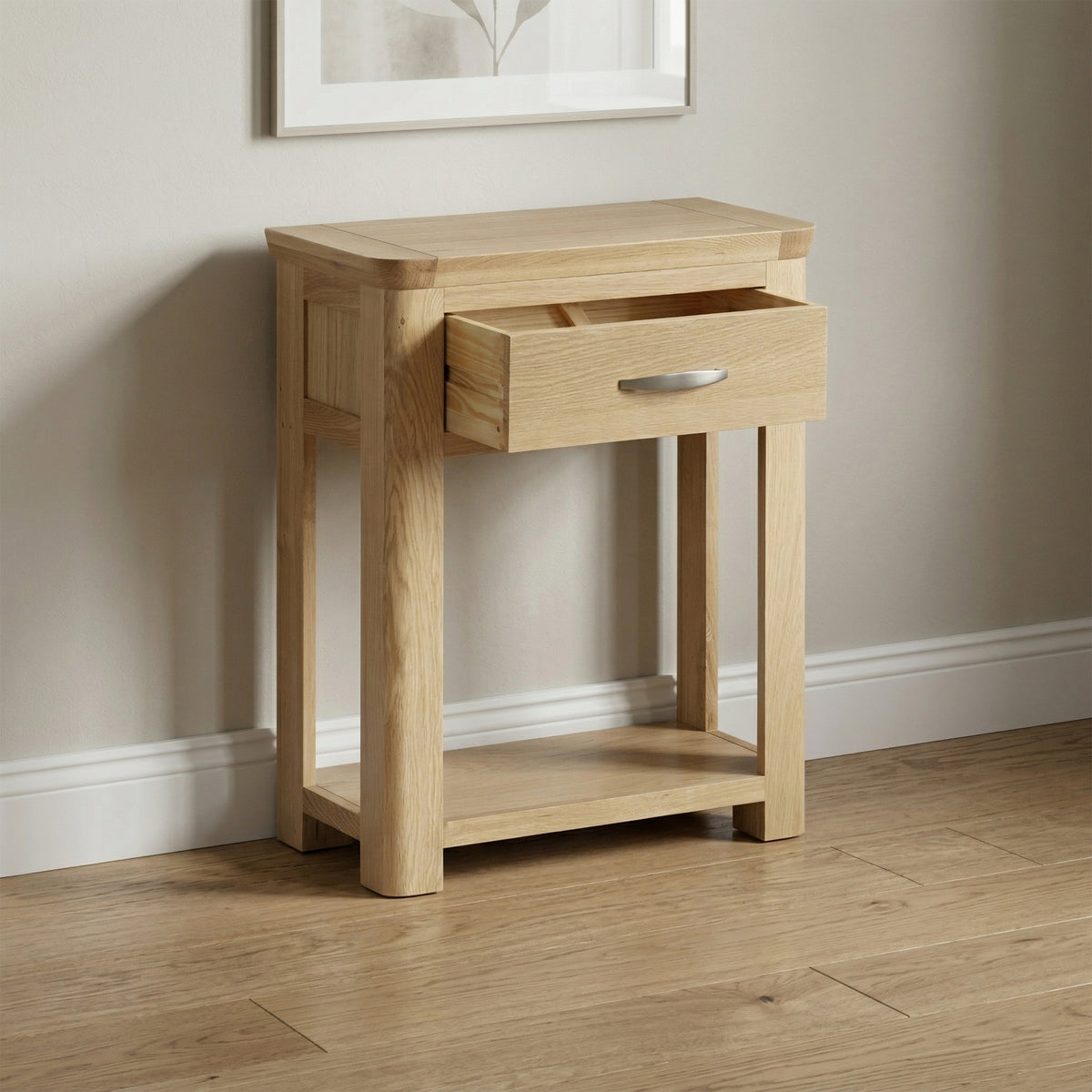 Treviso Oak Small Console Table