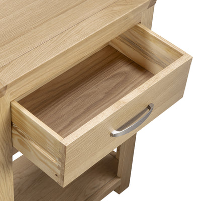 Treviso Oak Small Console Table