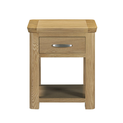 Treviso Oak End Table with Drawer