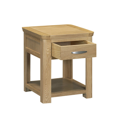 Treviso Oak End Table with Drawer
