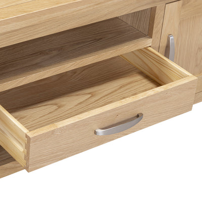 Treviso Oak Large TV Unit