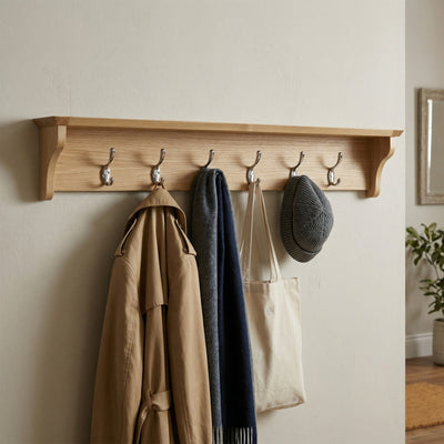 Treviso Oak Coat Rack