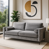 Kyle Sofa - 3 Seater - Plush Steel (Showroom Clearance)