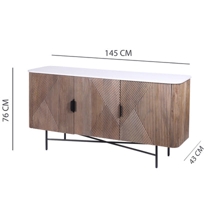Aimar 3 Door Sideboard