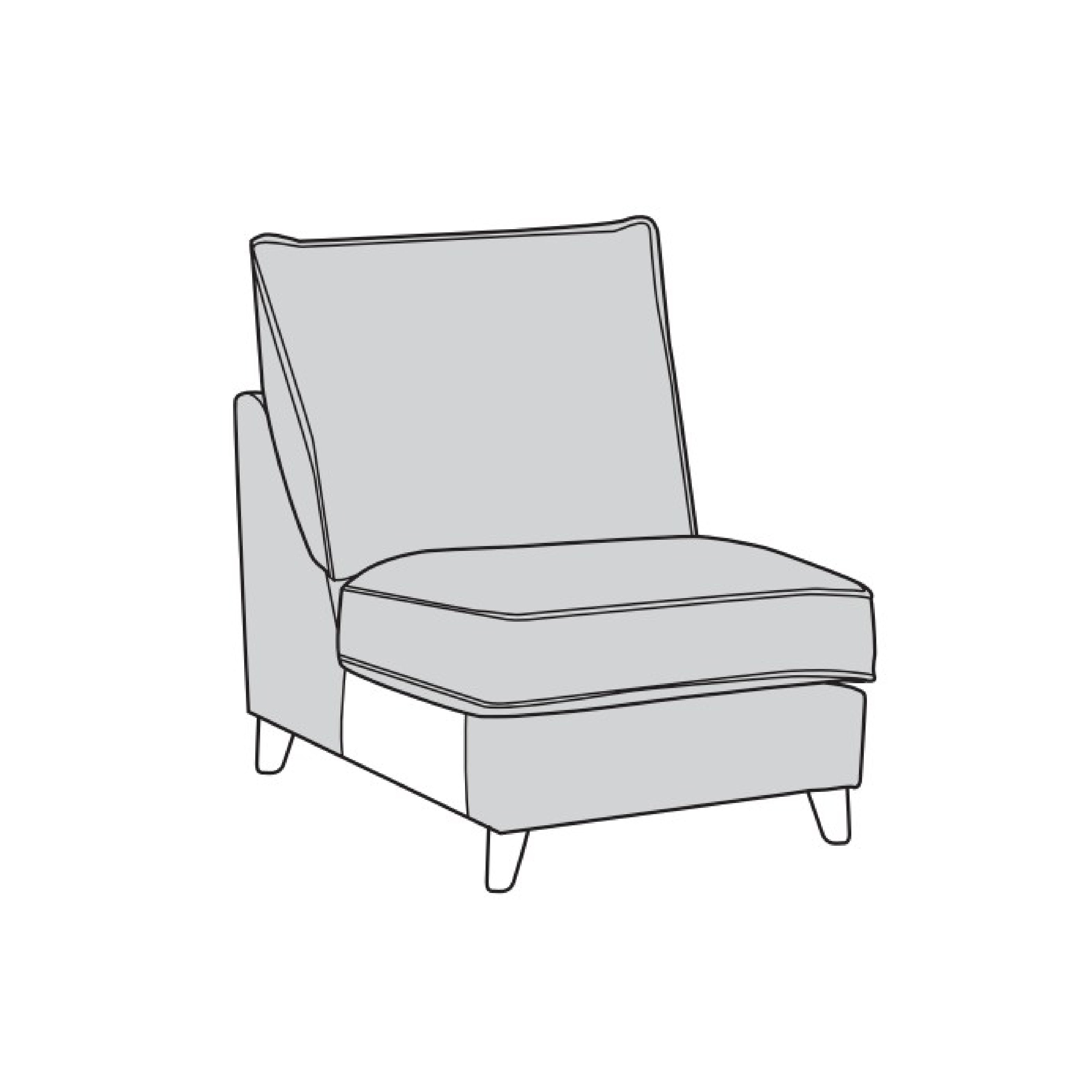 Belluci Sofa - Armless Unit