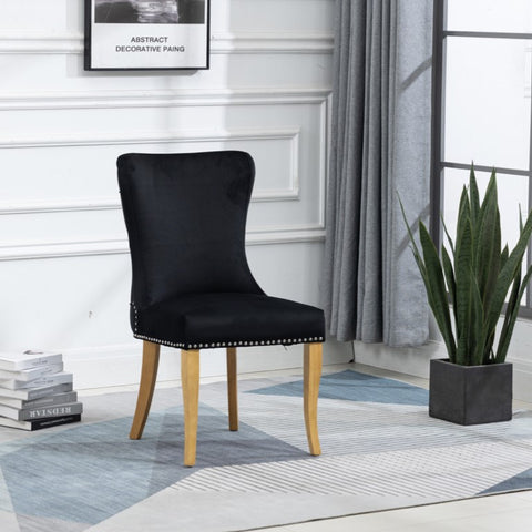 Ashley Dining Chair - Jet Black