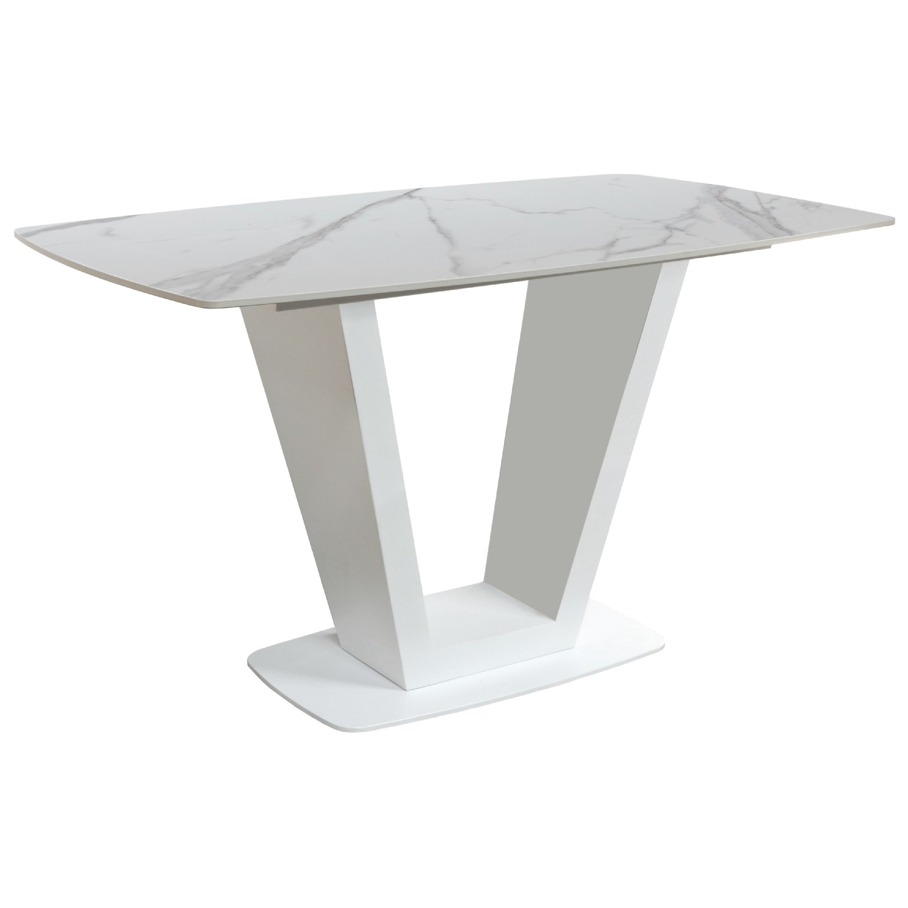 Apollo Compact Dining Table - White