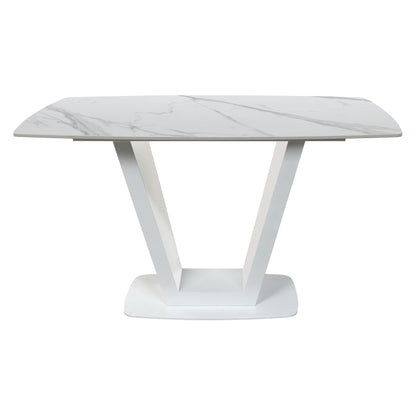 Apollo Compact Dining Table - White
