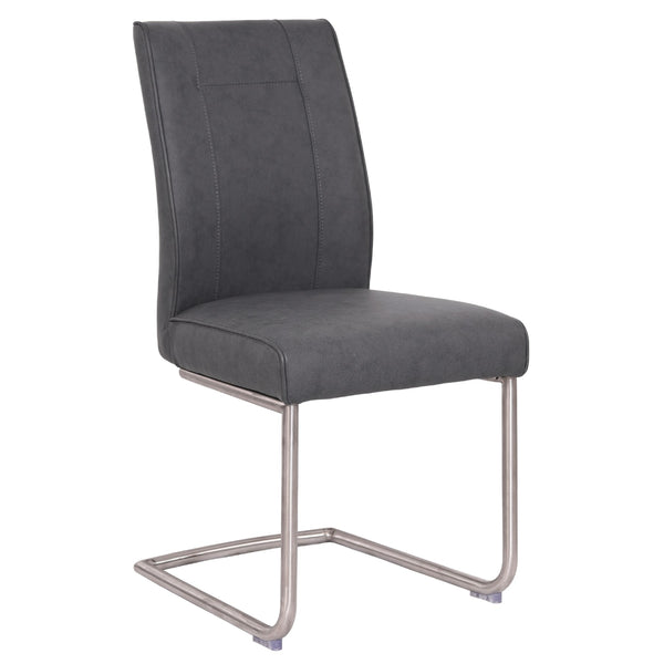 Apollo Contour Dining Chair - Dark Grey